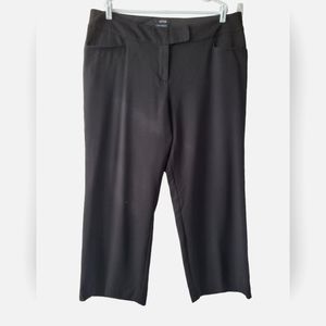 Apt. 9 Size 18W Short Modern Fit Four Pocket Black Pants 27in Inseam